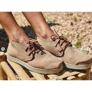 SATORISAN BENIRRAS Rust Brown Leather Handmade Loafers Walking Shoes 41 9.5 10